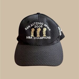 Otto San Antonio Spurs‎ Cap 2005 NBA Champions Hat Kelly Aviation Center Texas
